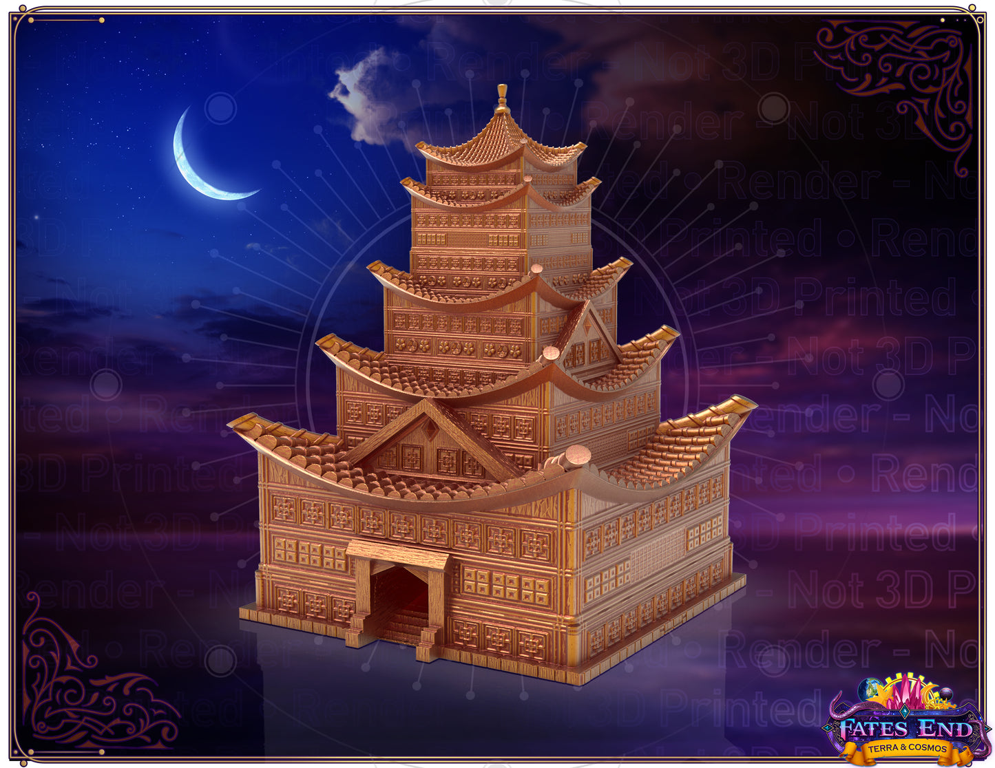 FatesEnd Pagoda Dice Tower