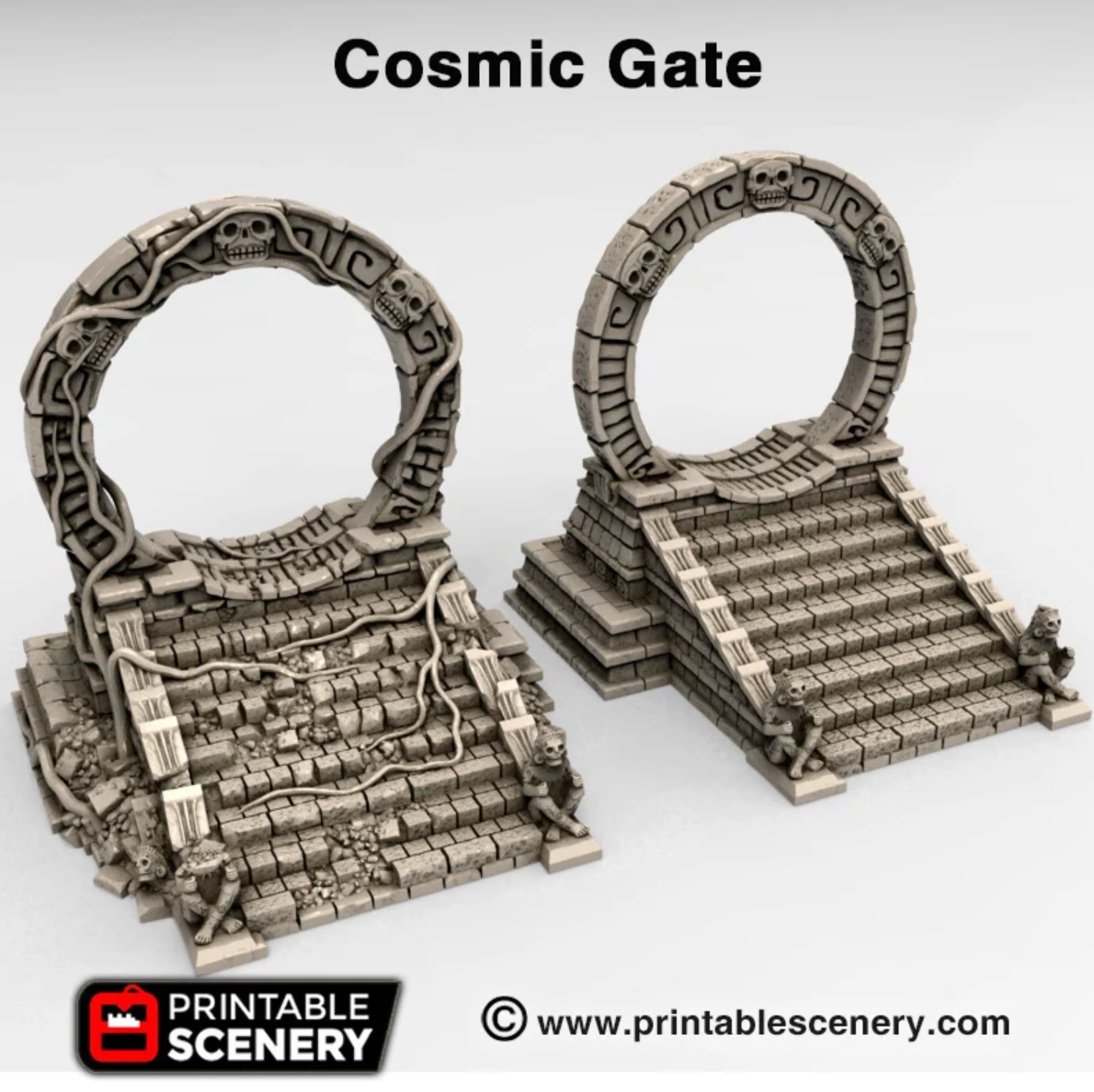Cosmic Gate - 6mm upto 32mm Brave  New Worlds Wasteworld Gasland Scatter Terrain Terrain D&D, DnD, Warhammer 40K Pathfinder Sci-fi