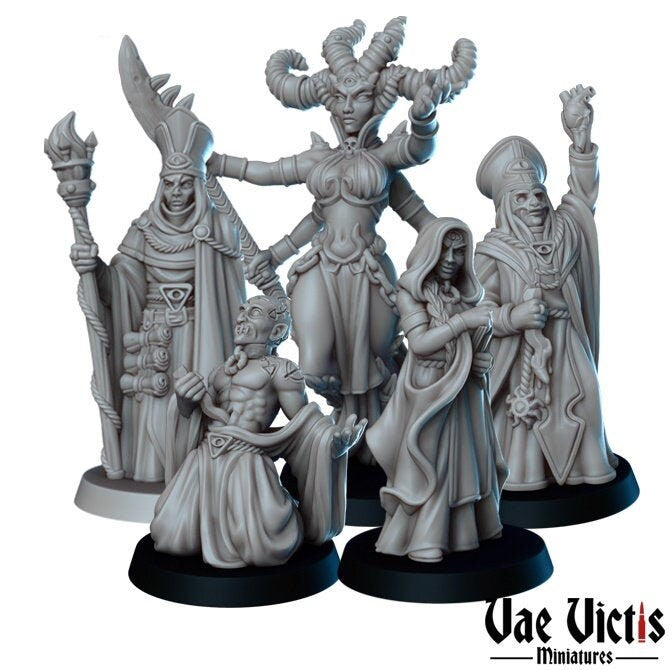 Cultists set or separate miniatures by Vae Victis