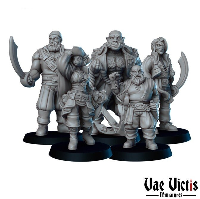 Pirate set set or separate miniatures by Vae Victis