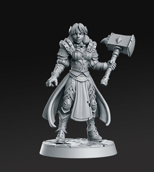 Maryka (Female hammer knight) by RN Estudio