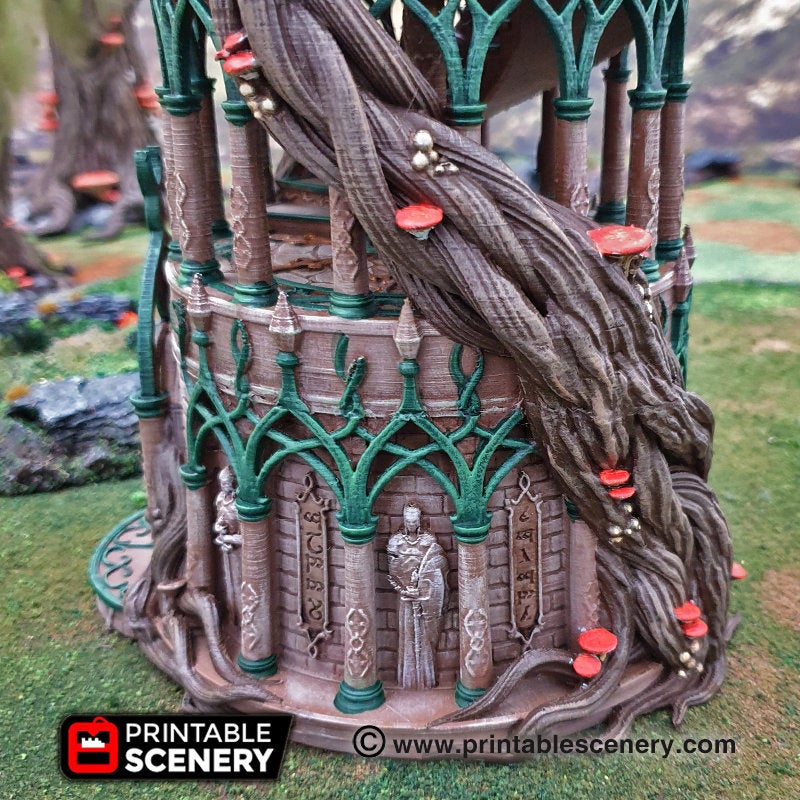 Tower Aeternus 15mm 28mm 32mm - Dwarves, Elves and Demons | D&D Miniature Terrain Warhammer 40k Tabletop Miniatures Pathfinder Frostgrave