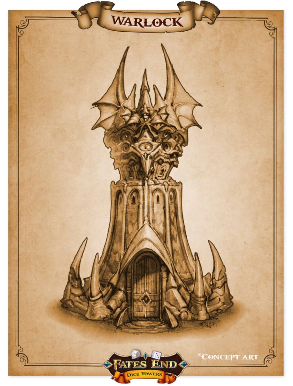 FatesEnd Warlock Dice Tower
