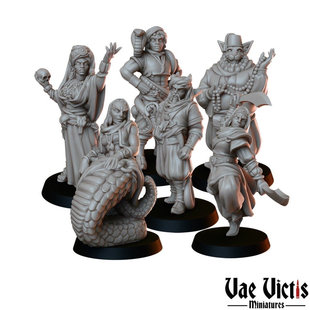 Desert Tribe set or separate miniatures by Vae Victis