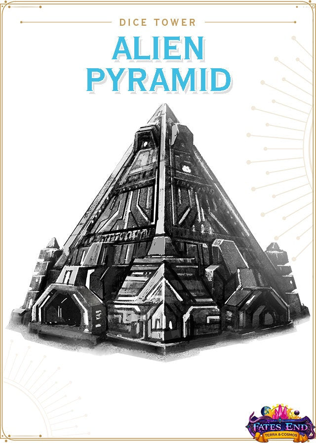 FatesEnd Alien Pyramid Dice Tower