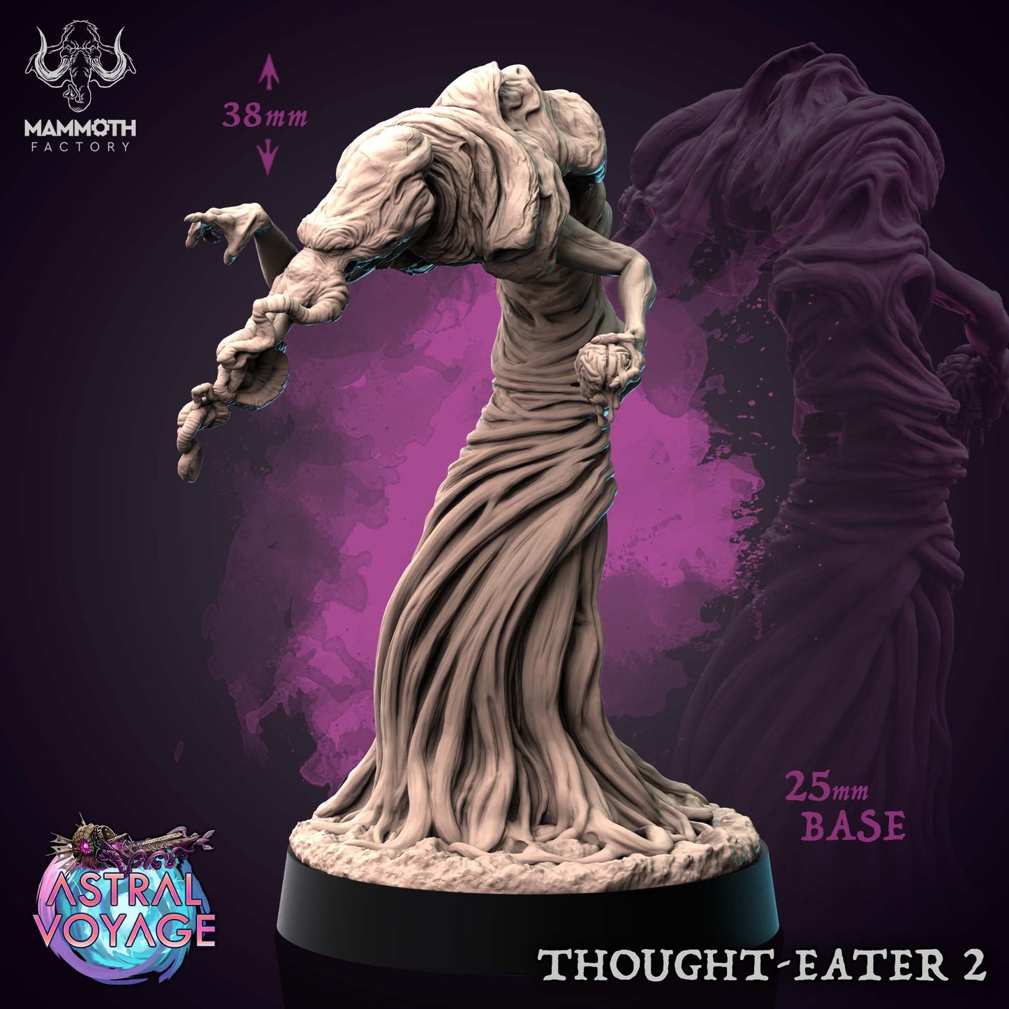 Thought eaters | Mammoth Factory | 3D Printed Resin Miniature | Dungeons and Dragons | Pathfinder | Tabletop Role Playing | D&D