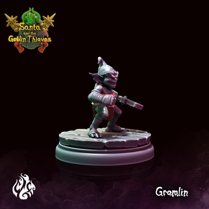 Gremlin - by Crippled God Foundry | Christmas Collection | Santa and the Goblin Thieves | DnD | Dungeons & Dragons