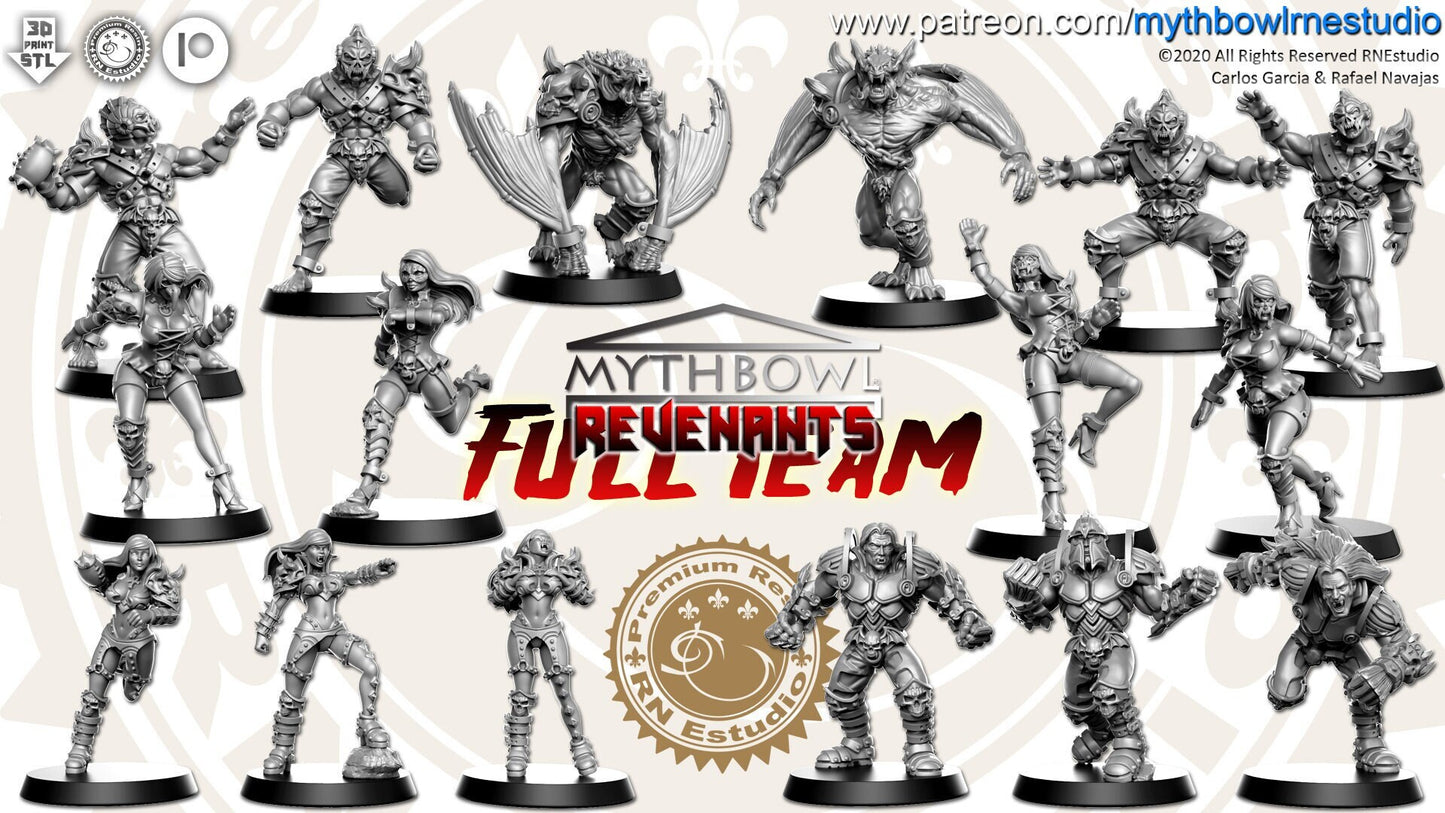 Revenants Team Fantasy Football or Guild Bowl team - by RNEstudio