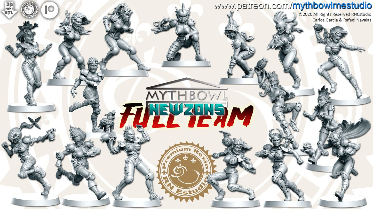 Newzons Team Fantasy Football or Guild Bowl team - by RNEstudio