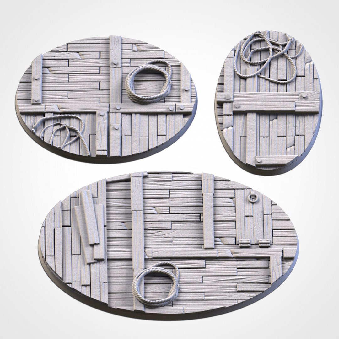 Wooden Round Wargaming Bases | 25mm 32mm 40mm | Txarli Factory