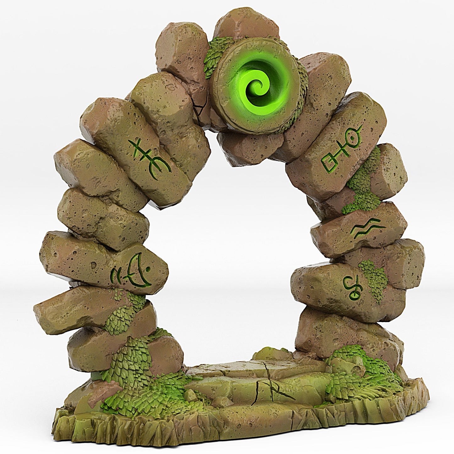 Druid Portal | Scenery and terrain | 3D Printed Resin Miniature | Tabletop Role Playing | AoS | D&D | 40K | Pathfinder