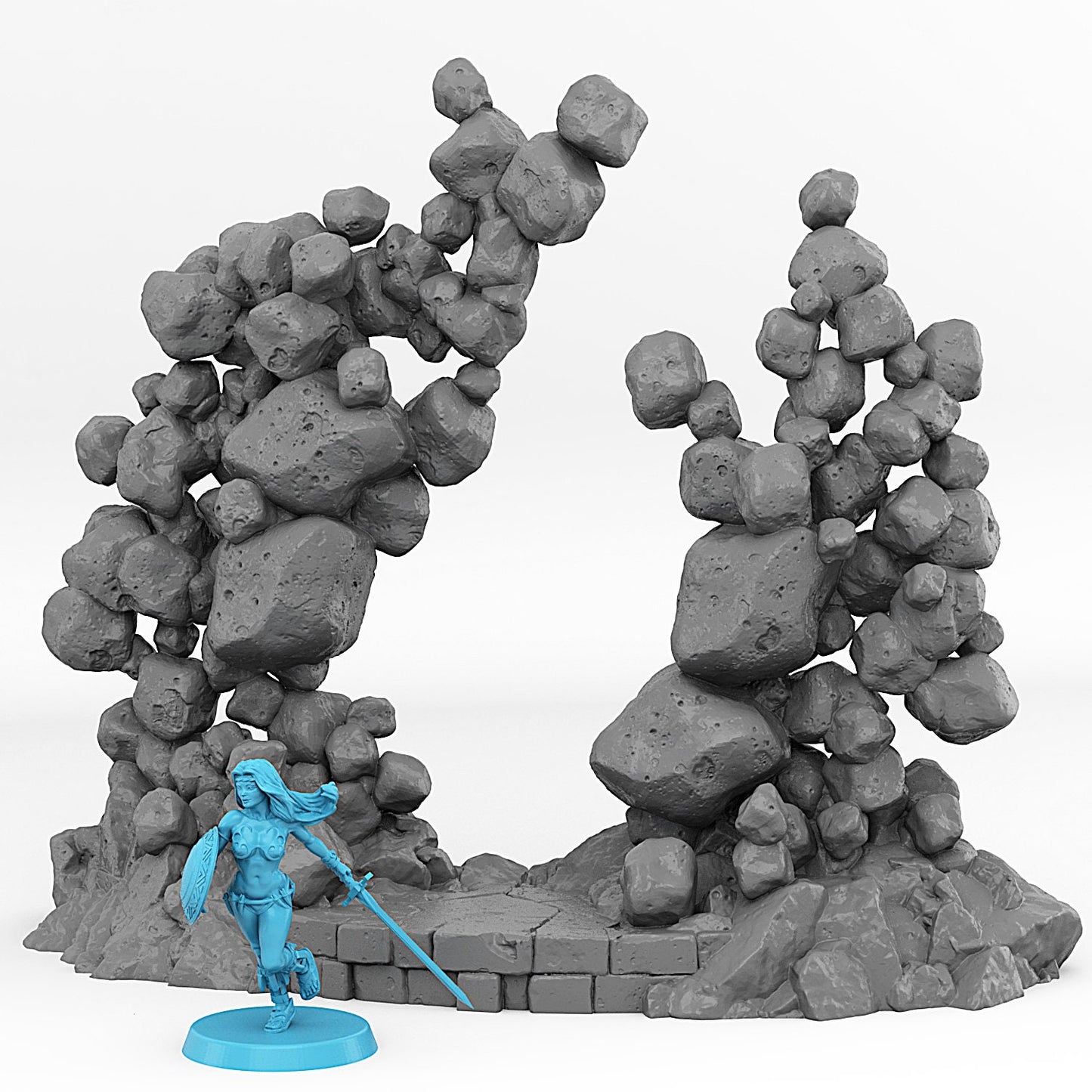 Gravity Portal | Scenery and terrain | 3D Printed Resin Miniature | Tabletop Role Playing | AoS | D&D | 40K | Pathfinder