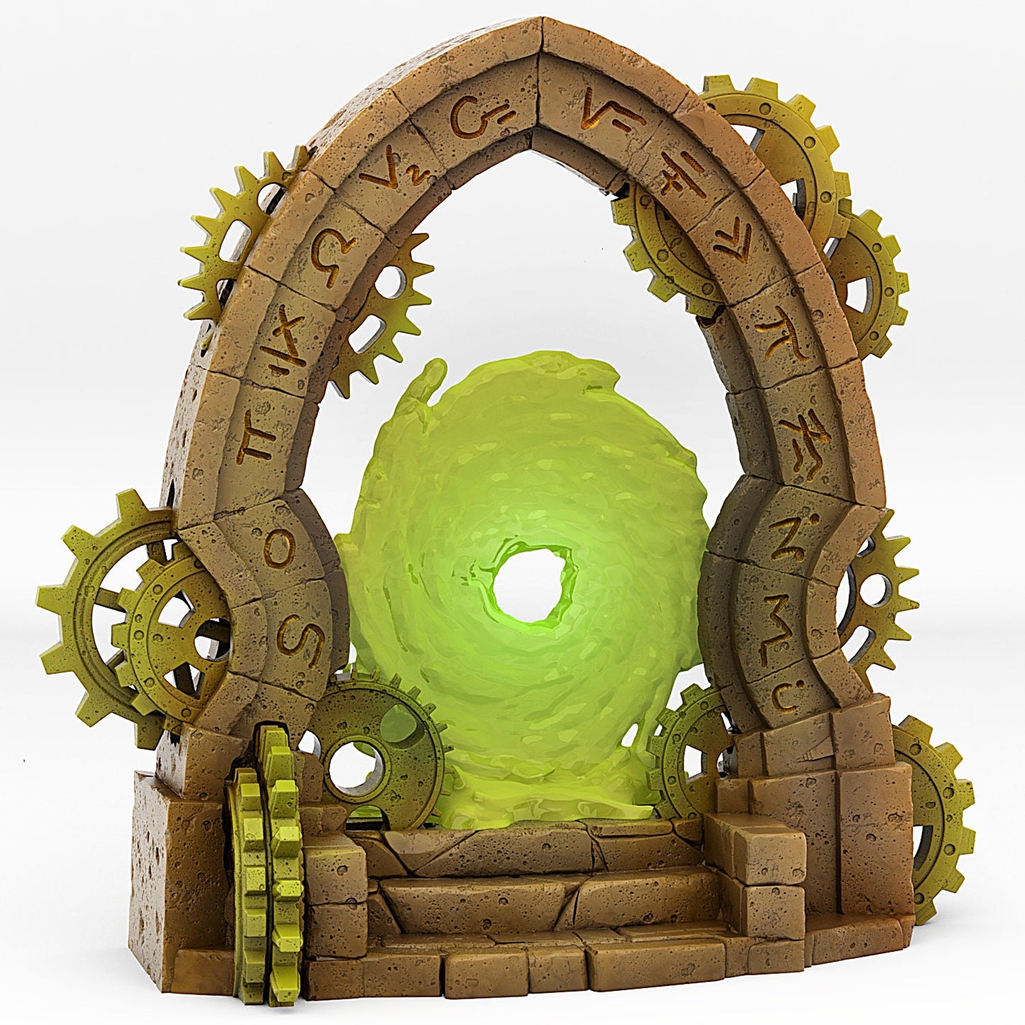 Clockwork Portal | Scenery and terrain | 3D Printed Resin Miniature | Tabletop Role Playing | AoS | D&D | 40K | Pathfinder
