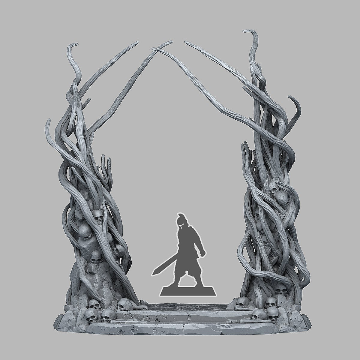 Dark Forest Portal | Scenery and terrain | 3D Printed Resin Miniature | Tabletop Role Playing | AoS | D&D | 40K | Pathfinder