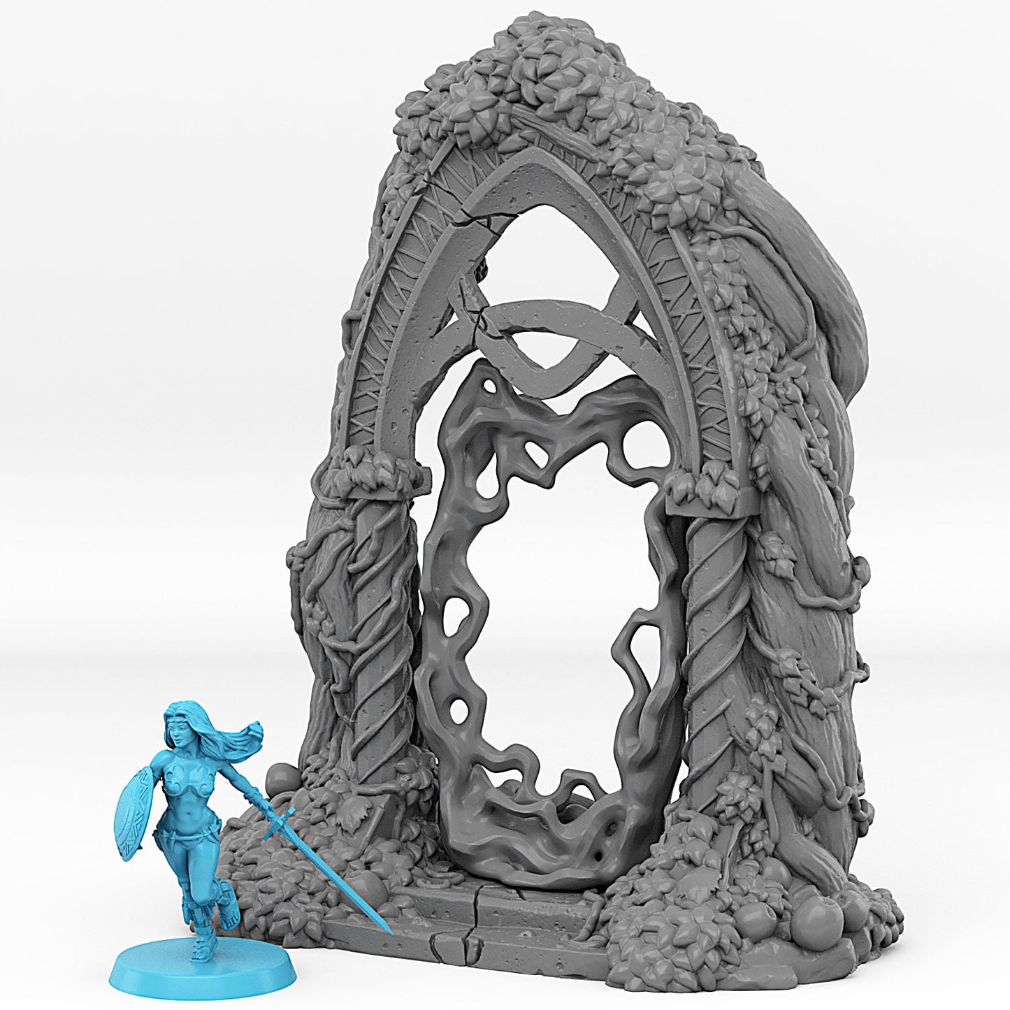 Elf Portal | Scenery and terrain | 3D Printed Resin Miniature | Tabletop Role Playing | AoS | D&D | 40K | Pathfinder
