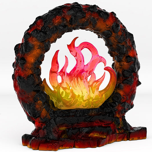 Lava Portal | Scenery and terrain | 3D Printed Resin Miniature | Tabletop Role Playing | AoS | D&D | 40K | Pathfinder